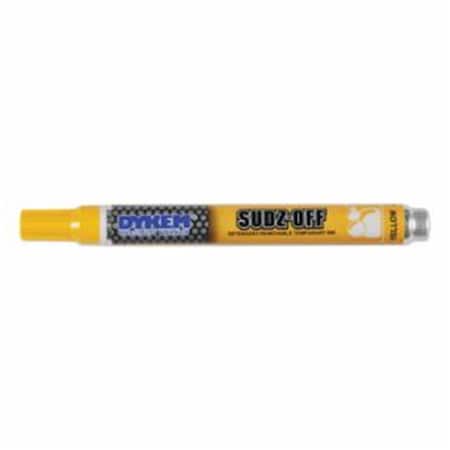 Pen2Paper Sudz Off Medium Tip Marker, Yellow, 12PK PE3684840